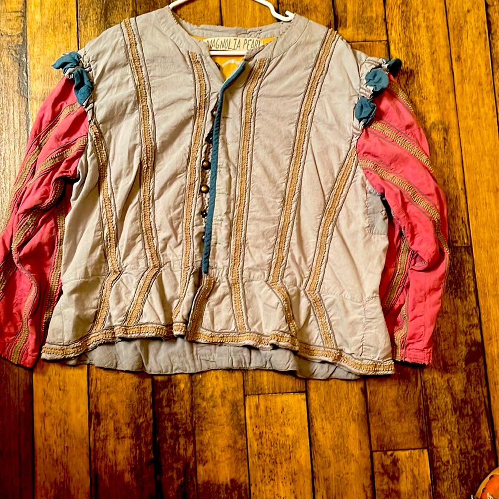 Magnolia pearl NWOT awesome jacket/blazer with buttons and snaps!!Cosmo coat 🧥